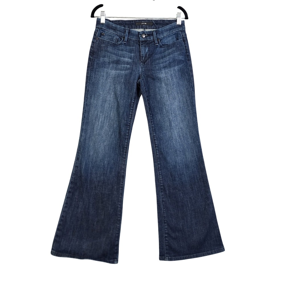 Joes Jeans Womens Provocateur Wide Leg Jeans Size‎ 28 Noah Wash Dark Blue Denim
